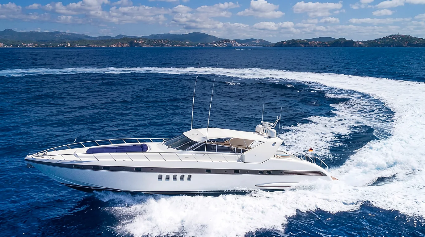Mangusta 80 DW yacht charter Costa Smeralda