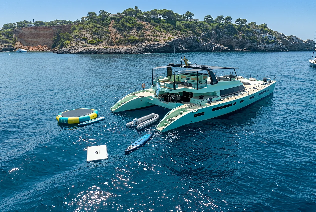 Cat Power 90 Catamaran yacht charter Costa Smeralda