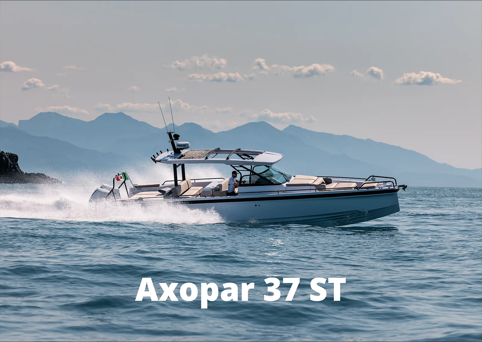 Axopar 37 ST yacht charter Costa Smeralda