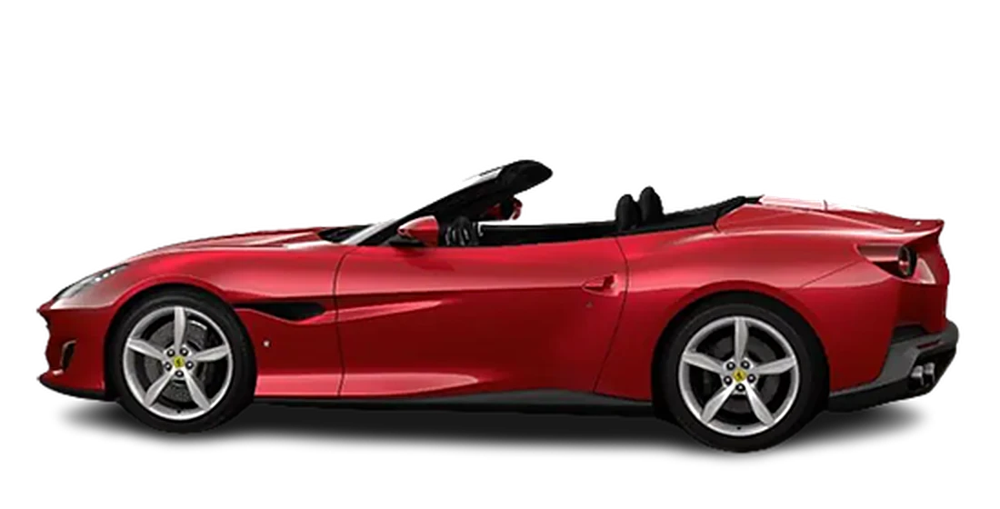 Ferrari Portofino rental in Porto Cervo, Olbia and Sardinia