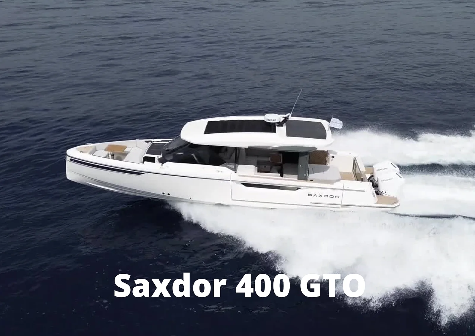 Saxdor 400 GTO yacht charter Costa Smeralda
